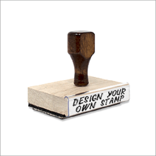 1 3/4" x 2 1/2" Hand Stamp