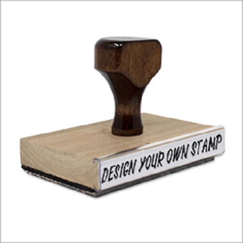 1 3/4" x 4" Hand Stamp